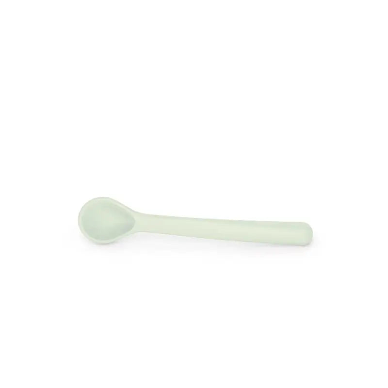 Suavinex Vaisselle en silicone 4 pièces avec ventouse, +4 mois, vert