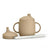 Suavinex Tasse d'apprentissage 3-en-1 en silicone, +6 mois, Beige