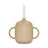 Suavinex Tasse d'apprentissage 3-en-1 en silicone, +6 mois, Beige