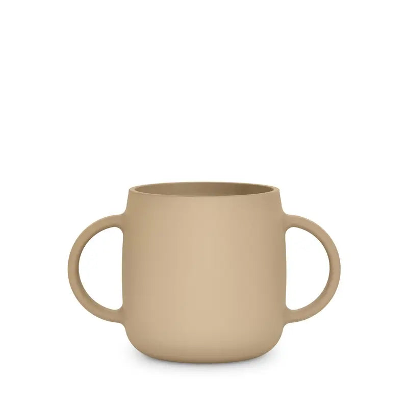 Suavinex Tasse d'apprentissage 3-en-1 en silicone, +6 mois, Beige