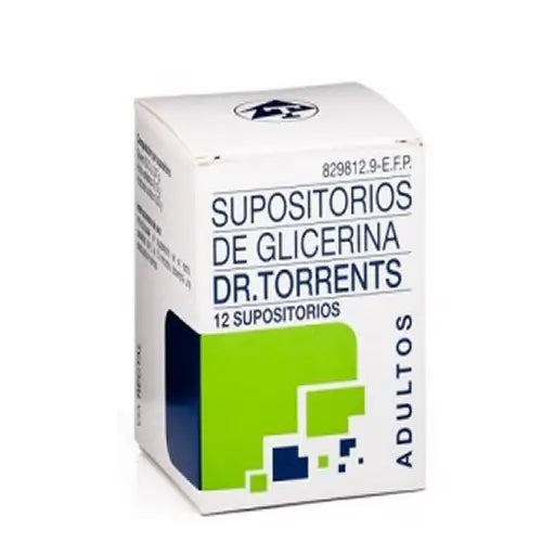 Glycerine Suppositories Dr Torrents Adult 12 units