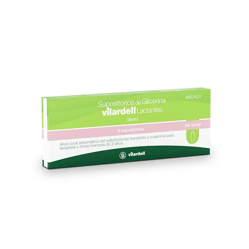 Vilardell Infants, 6 Suppositories Glycerine