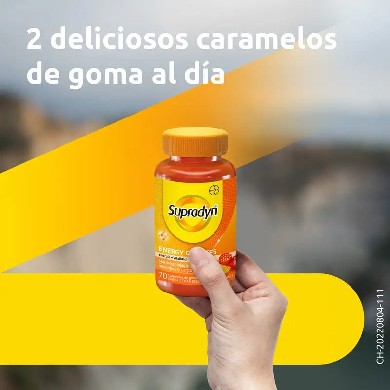 Supradyn Energy Vitamins et Energy Multivitamins, 70 gommes