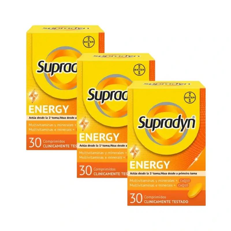 Supradyn Energy Vitamins, Minerals, and Daily Energy, 3x30 Tablets