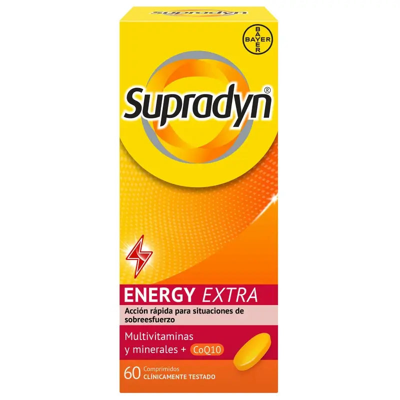 Supradyn Energy Extra Sport Vitamines et énergie, 60 comprimés