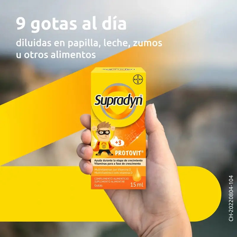 Supradyn Protovit Vitamines et minéraux pour enfants, 15 ml