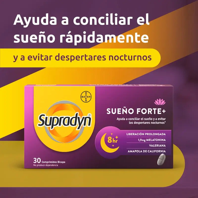 Supradyn Sleep Forte+ réduit les réveils nocturnes, 30 comprimés