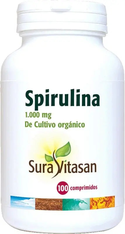 Sura Vitas Spirulina 1000 Mg, 100 Tablets