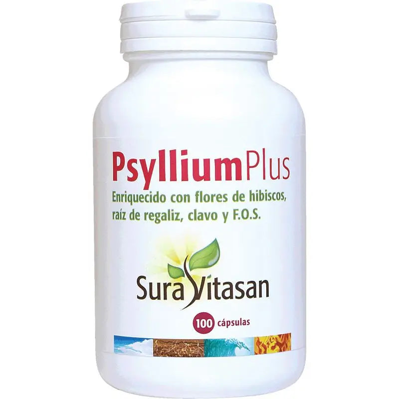 Sura Vitas Psyllium Plus 550 Mg , 100 capsules