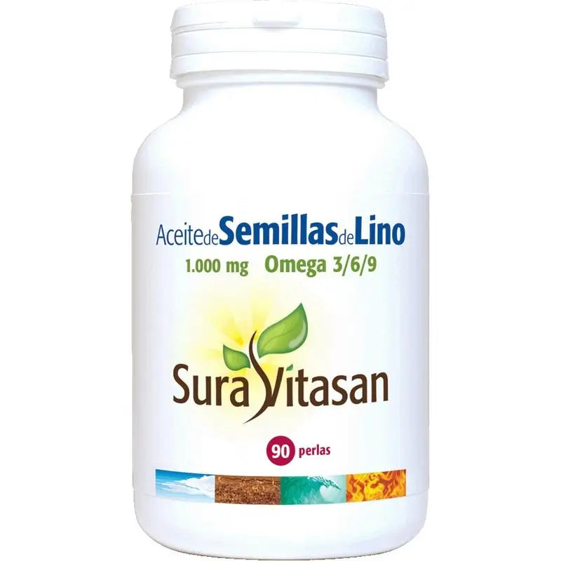 Sura Vitasan Ac Flax Seed 1000 Mg , 90 pearls