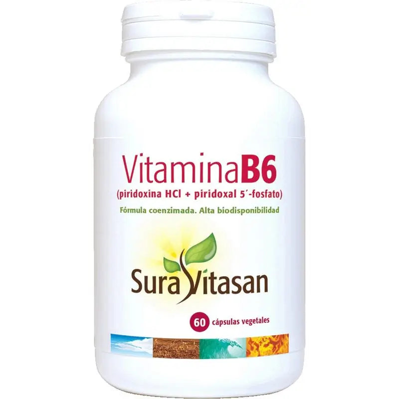 Sura Vitasan Vitamin B6 Ulas , 60 capsules