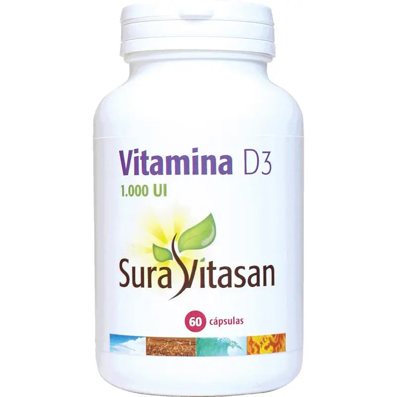Sura Vitasan Vitamin D3 , 60 capsules