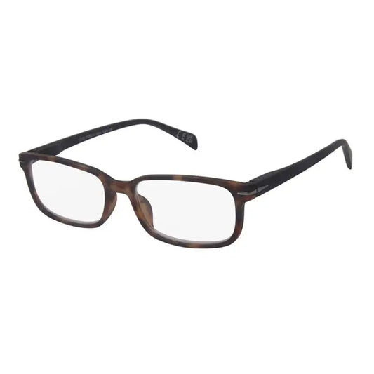 Surgicalmed Euro Optics Duna Presbyopia Reading Glasses (Dark Brown Matte, Black Temples & Dark Grey Decoration) (+2.00)