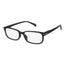 Surgicalmed Euro Optics Duna Presbyopia Reading Glasses (Matte Black with Silver Decoration) (+1.00) Matte Black with Silver Decoration, 1 piece