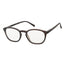 Surgicalmed Euro Optics Halo Presbyopia Reading Glasses (Brown with Silver Decoration) (+3.00) Brown with Silver Decoration, 1 piece