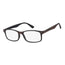 Surgicalmed Euro Optics Iris Presbyopia Reading Glasses (Black Inside, Matte Brown Wood Finish Outside, Nickel Trim) (+2.50)