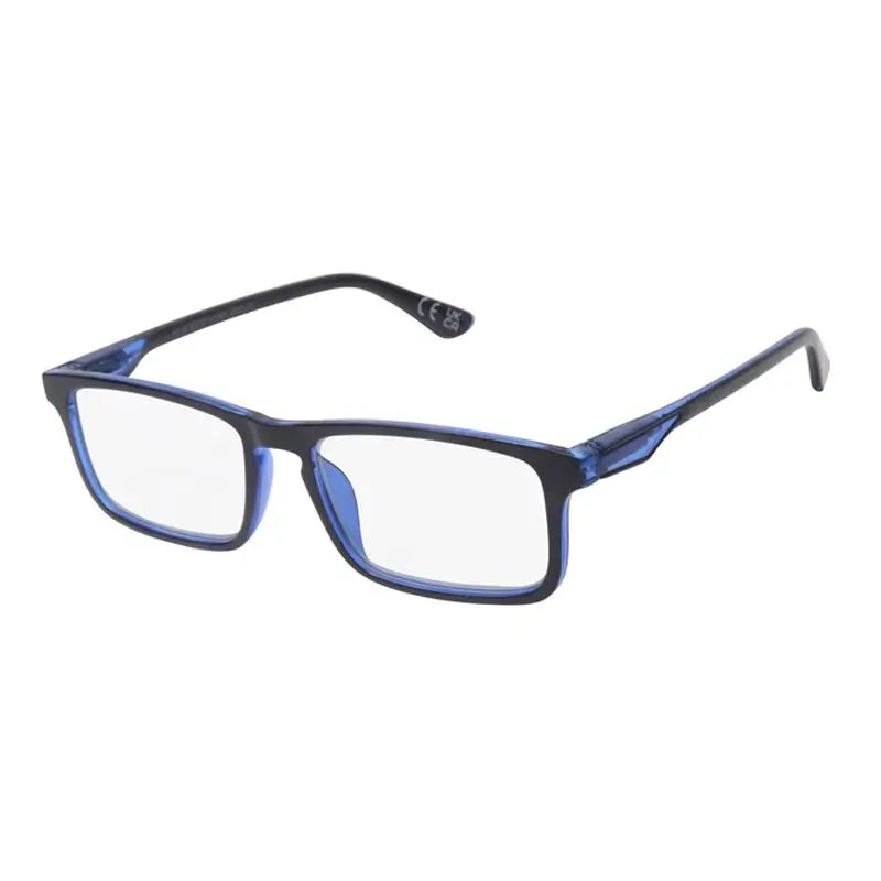 Surgicalmed Euro Optics Joya Presbyopia Reading Glasses (Blue Clear With Black Front) (+1.50) Blue Clear With Black Front, 1 piece