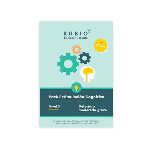 Surgicalmed Rubio Cognitive Stimulation Pack, level 3, 7 units