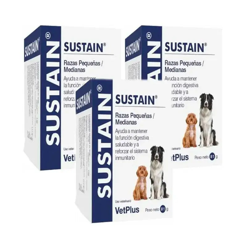 Sustain Petites et moyennes races, paquet de 3 x 30 sachets
