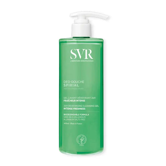 SVR Spirial Antiperspirant Deodorant Shower Gel, 400 ml