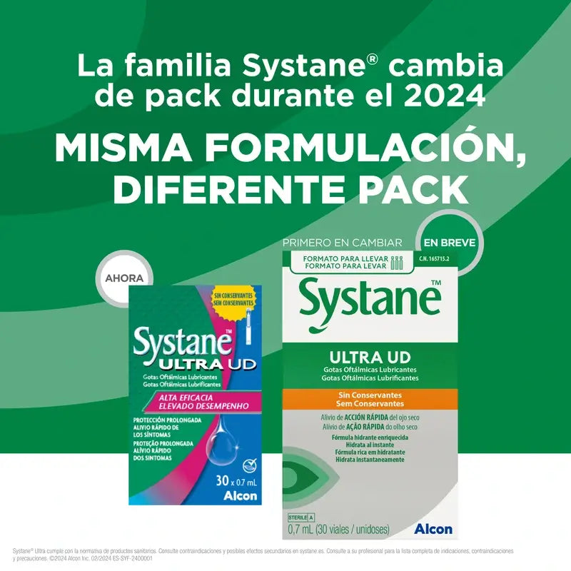 Systane Ultra, paquet de 2 x 30 unités 0,7 Ml