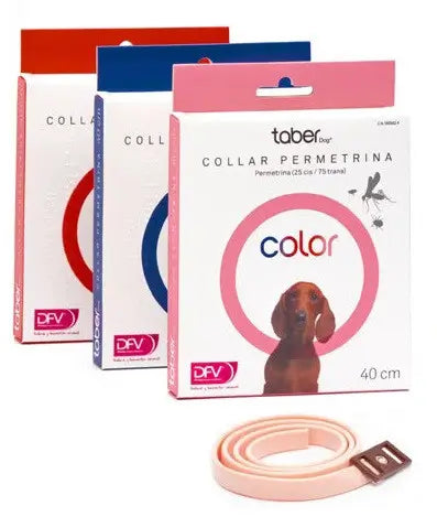 Taberdog Permethrin Collar 40 cm Blue