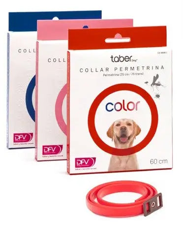 Taberdog Permethrin Collar 60 cm Red