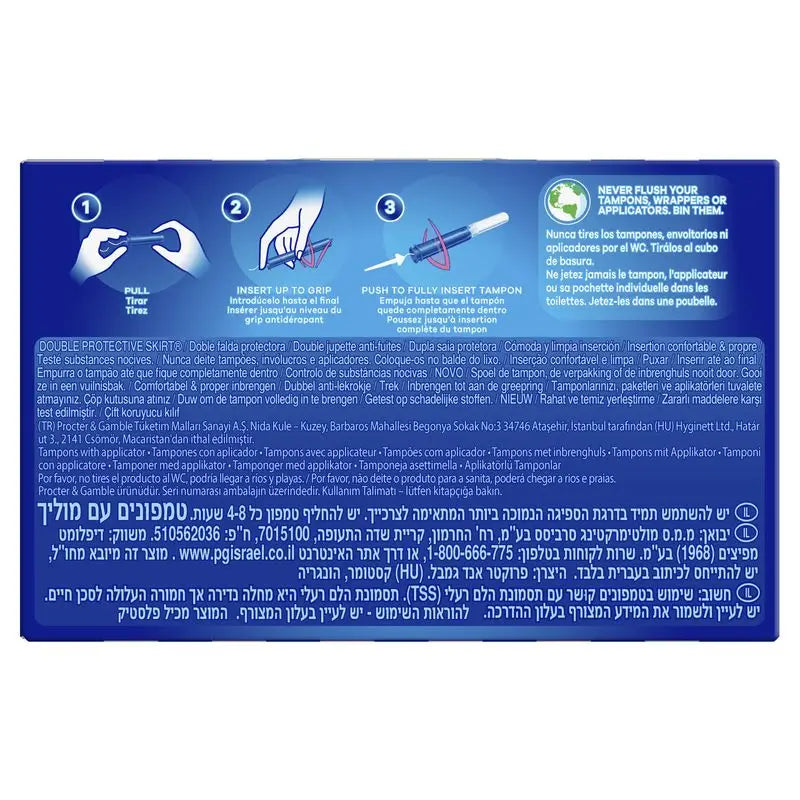 Tampax Compak Super Tampons Avec Applicateur , 20 unités