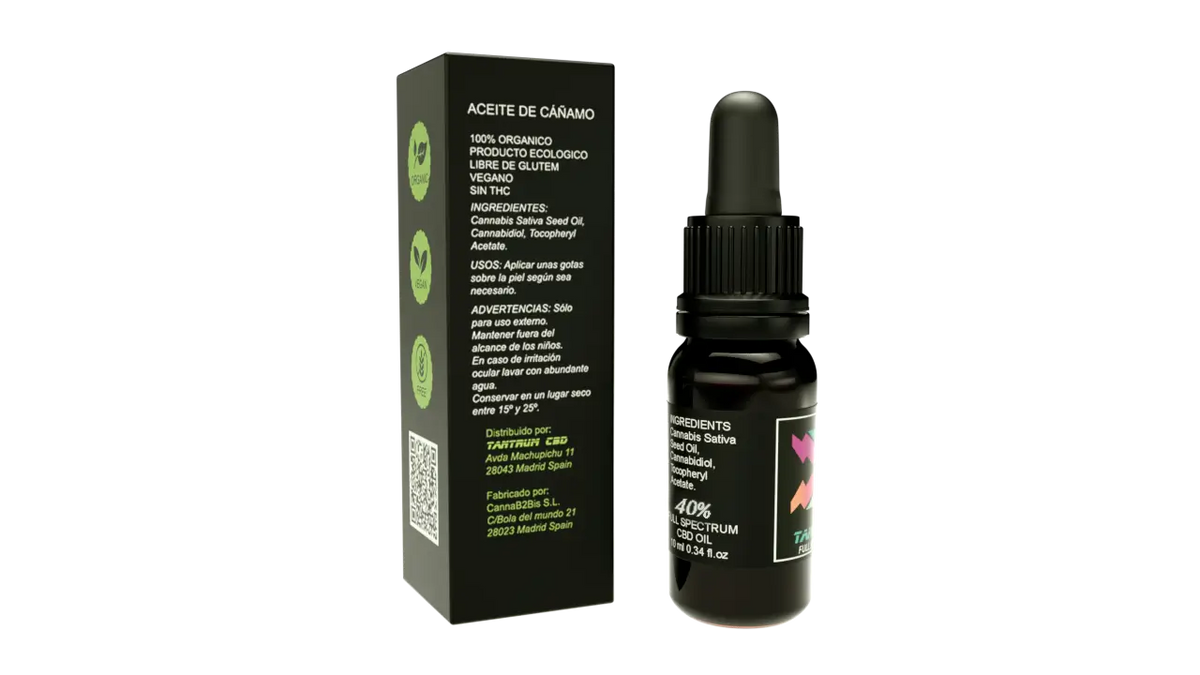 Tantrum Full Spectrum CBD Oil 40% Mct, 10 ml
