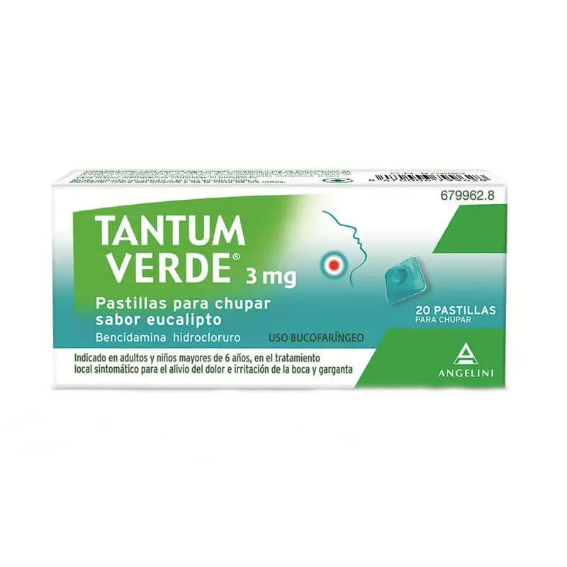 Tantum Verde Eucalyptus Flavour 20 lozenges