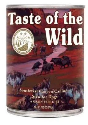 Taste Canine Adult Southwest Canyon Jabali 12X390Gr box wet dog food