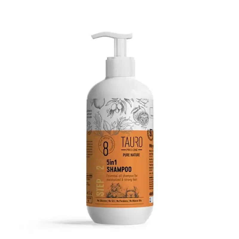Shampoing hydratant 5 en 1 Tauro, 400 ml