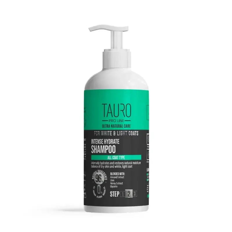 Tauro Pro Line Shampooing Hydratant pour Poils Blancs, 1 000 ml
