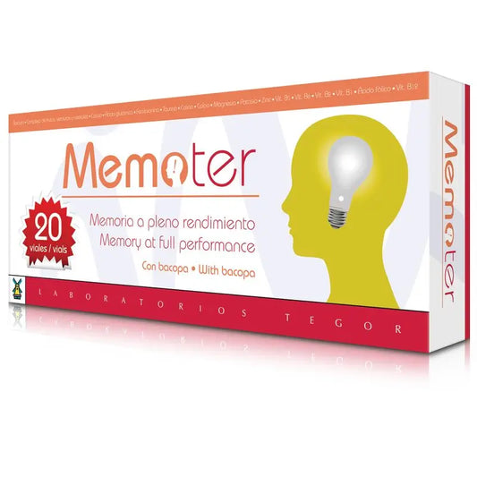 Tegor Memoter With Bacopa , 20 vials of 10 ml