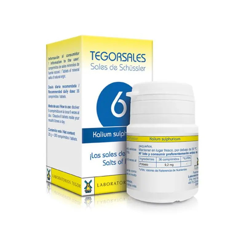 Tegor Tegorsales 6 Potassium Sulphate, 350 Tablets