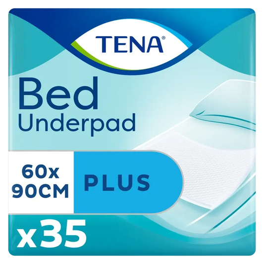 Protecteur de lit Tena Bed Plus 60 X 90, 35 unités