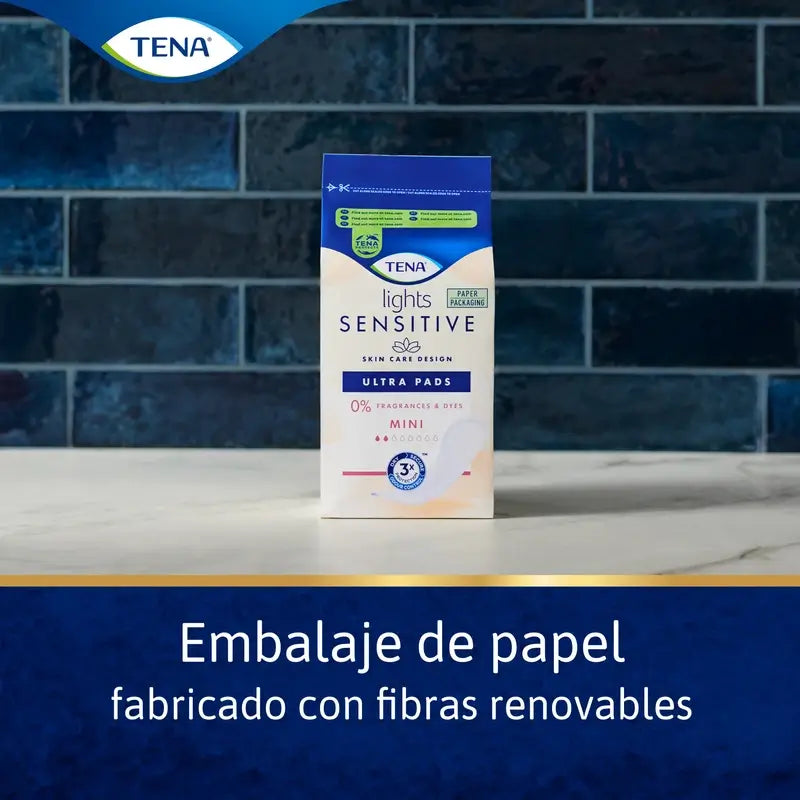 Tena Lights Sensitive Mini Ultra, 20 unités