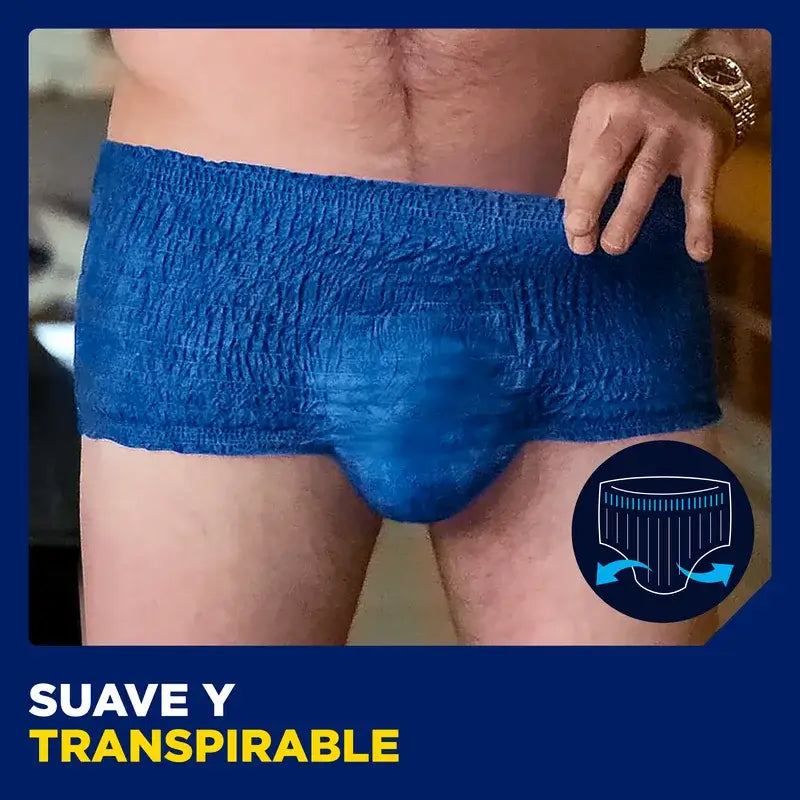 Tena Hommes Pantalon Actif Taille S-M, 9 Pcs.