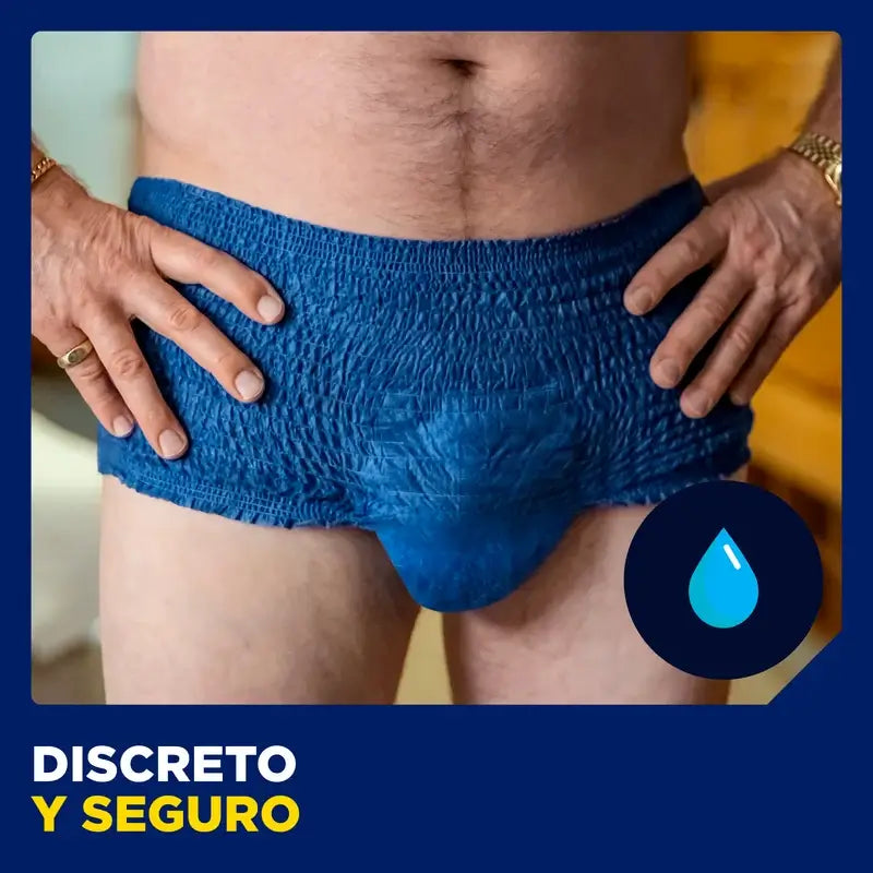 Tena Hommes Pantalon Actif Taille S-M, 9 Pcs.