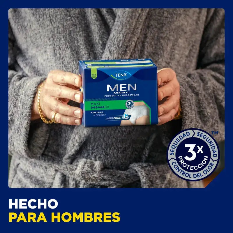 Tena Hommes Pantalon Premium Fit Maxi Taille S-M, 12 unités