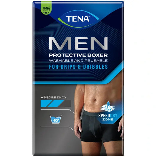 Tena Homme Boxer lavable Noir M , 1 pc.