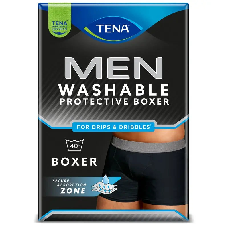 Tena Men Wau Boxer Black S , 45 pcs.