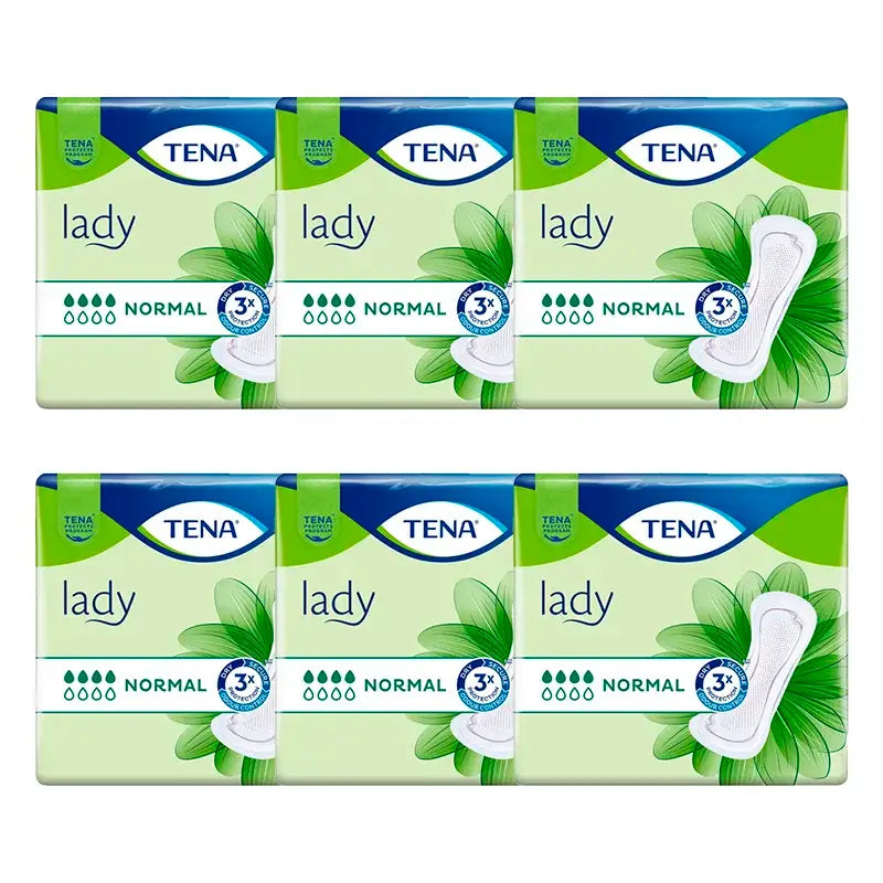 TENA Lady paquet normal, 6 X 24 unités