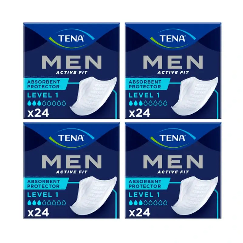 Tena Pack Men Level 1, 4 X 24 unités