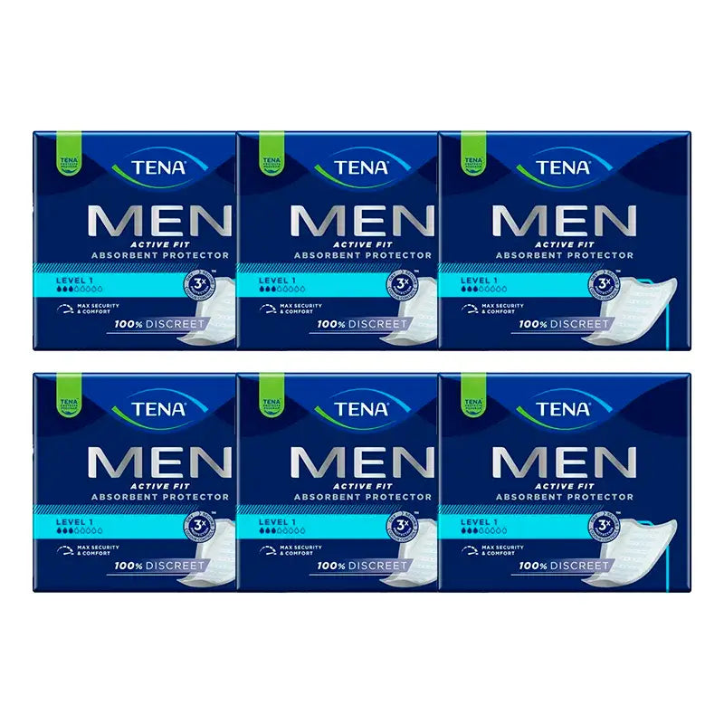 TENA Pack Men Level 1, 6 X 24 unités