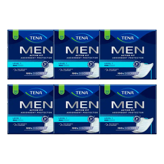 TENA Pack Men Level 1, 6 X 24 unités