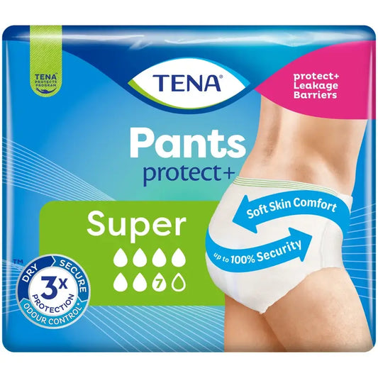 Tena Culotte Absorbante Incontinence Culotte Absorbante Urine Légère Très Grande Taille, 12 unités