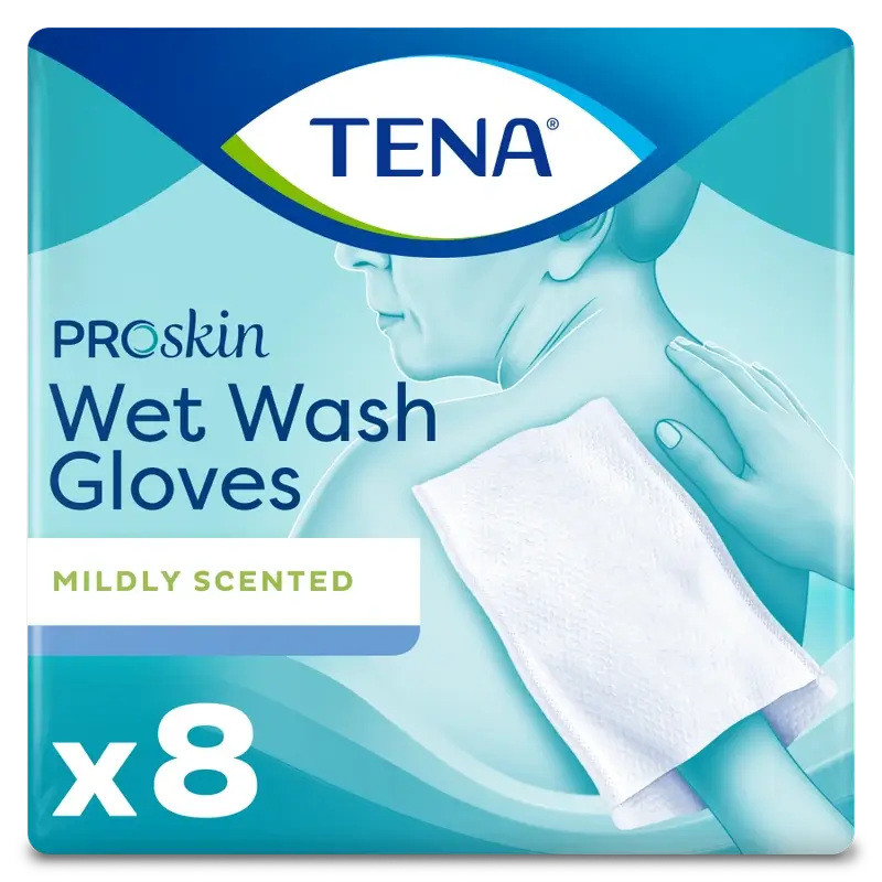 Tena Proskin Moufles humides, 8 pièces
