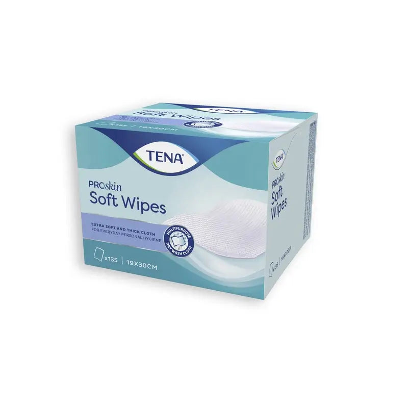 Tena Proskin Dry Towelette, 135 pièces