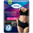 Tena Silhouette Noir Taille Haute Moyenne , 9 unités
